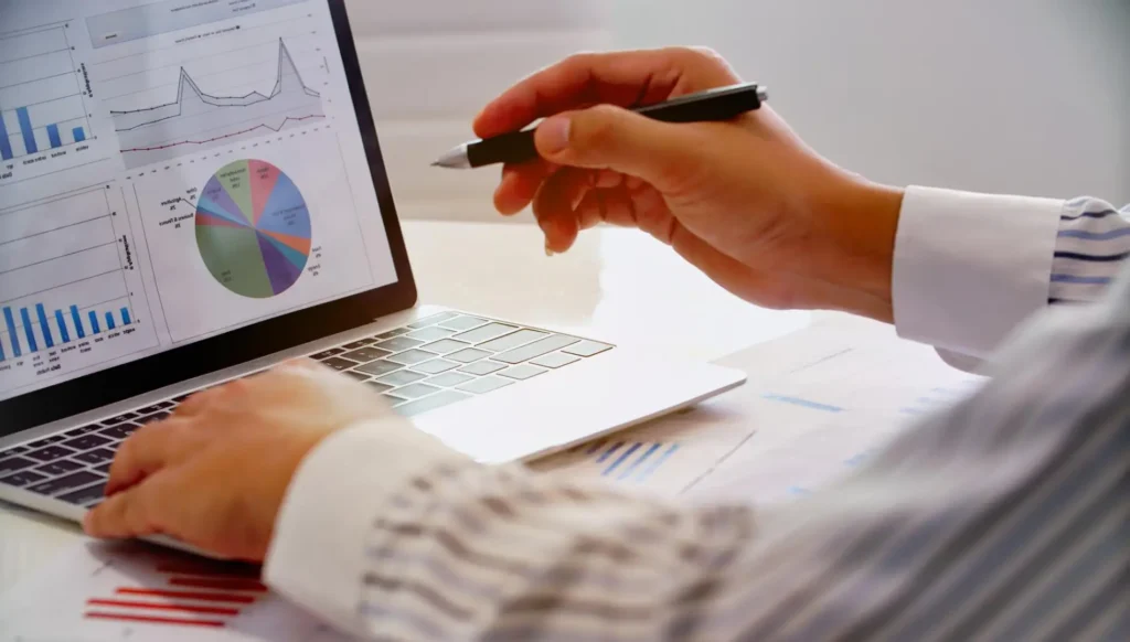 A dashboard showing design metrics