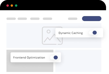 Website performance optimization illustration