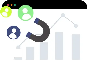 Competitive SEO advantage illustration with rankings and inbound signals