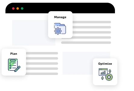 Content strategy planning dashboard with campaign roadmap