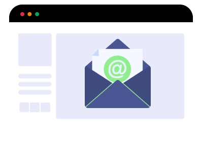 Email marketing campaign preview with engagement metrics