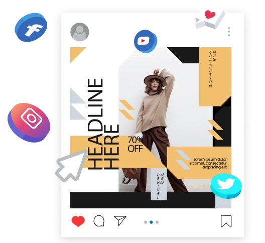 Social media advertising campaign preview