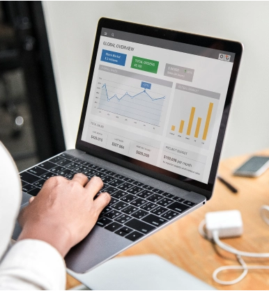 Website performance analytics supporting SEO