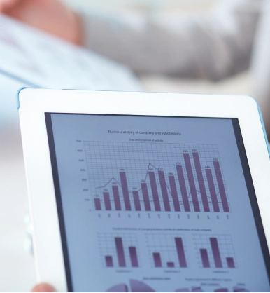 Content performance analytics dashboard with traffic data