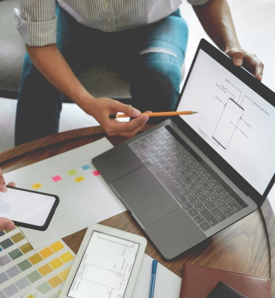 Branding integrated with website design and development