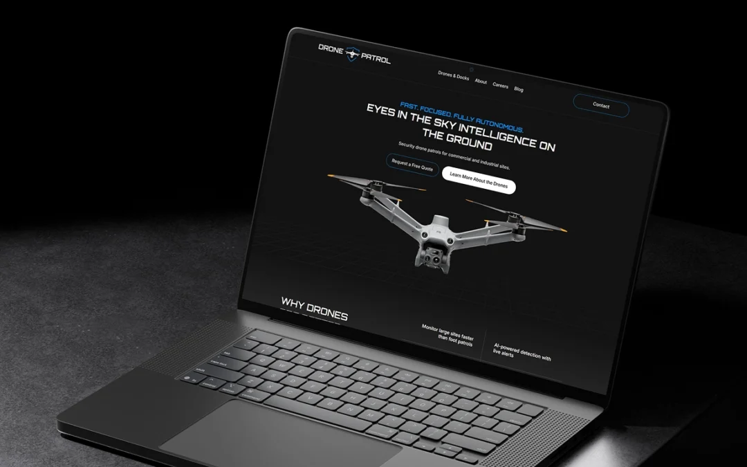 Drone patrol website design & development