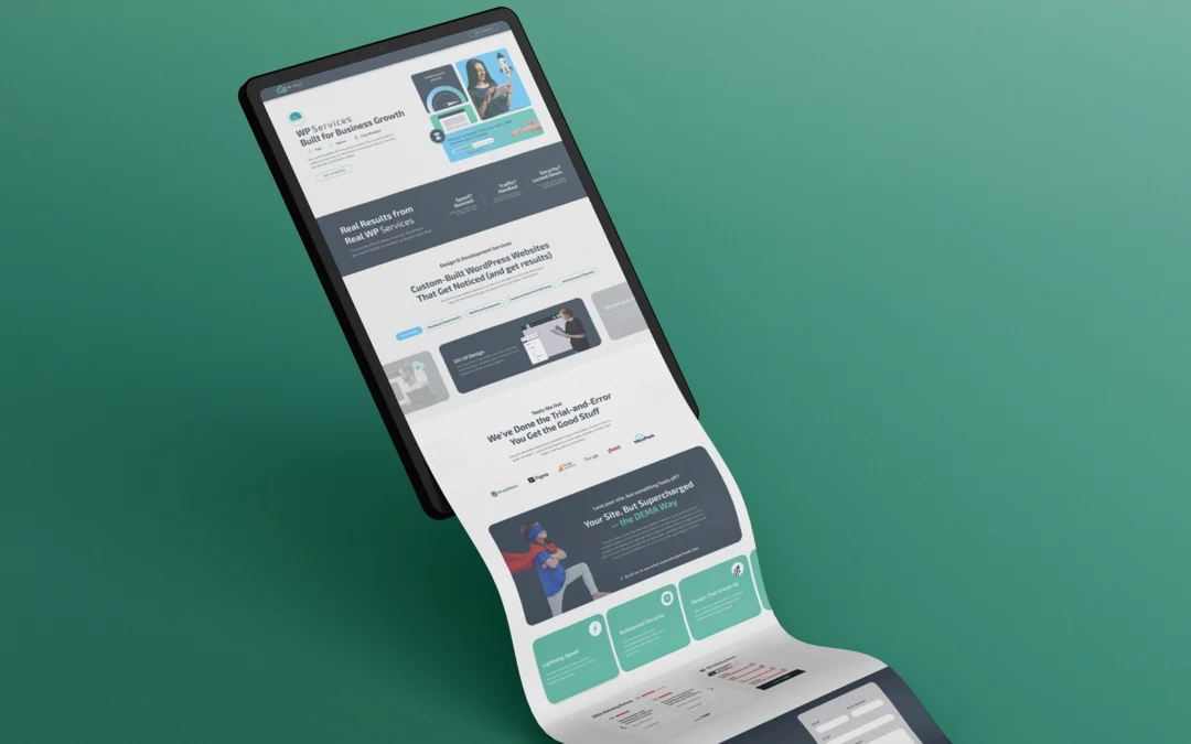 WP Services Landing Page